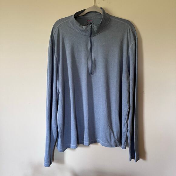 Rail Riders LOA 1/2 Zip Blue Active Pullover Men’s Size XL - Picture 1 of 8